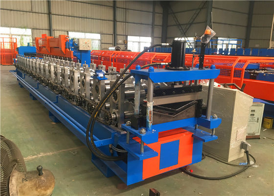 V Shape Ridge Cap Forming Machine , Automatic Steel Roof Roll Forming Machine
